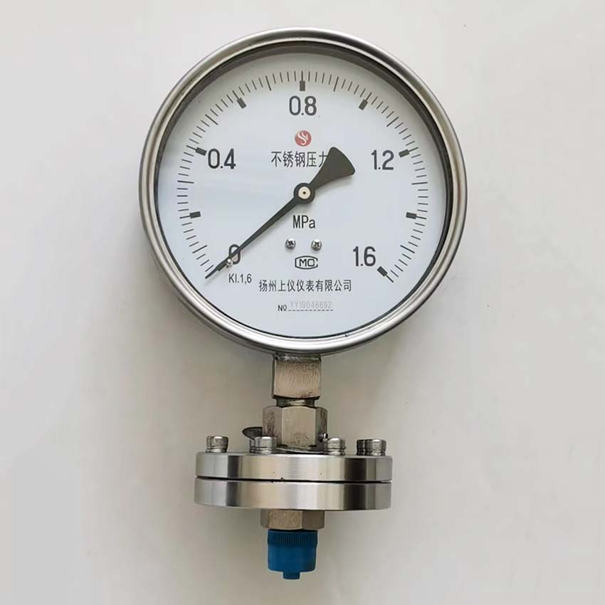 螺紋隔膜(mó)壓力表